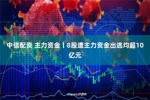 中信配资 主力资金丨8股遭主力资金出逃均超10亿元